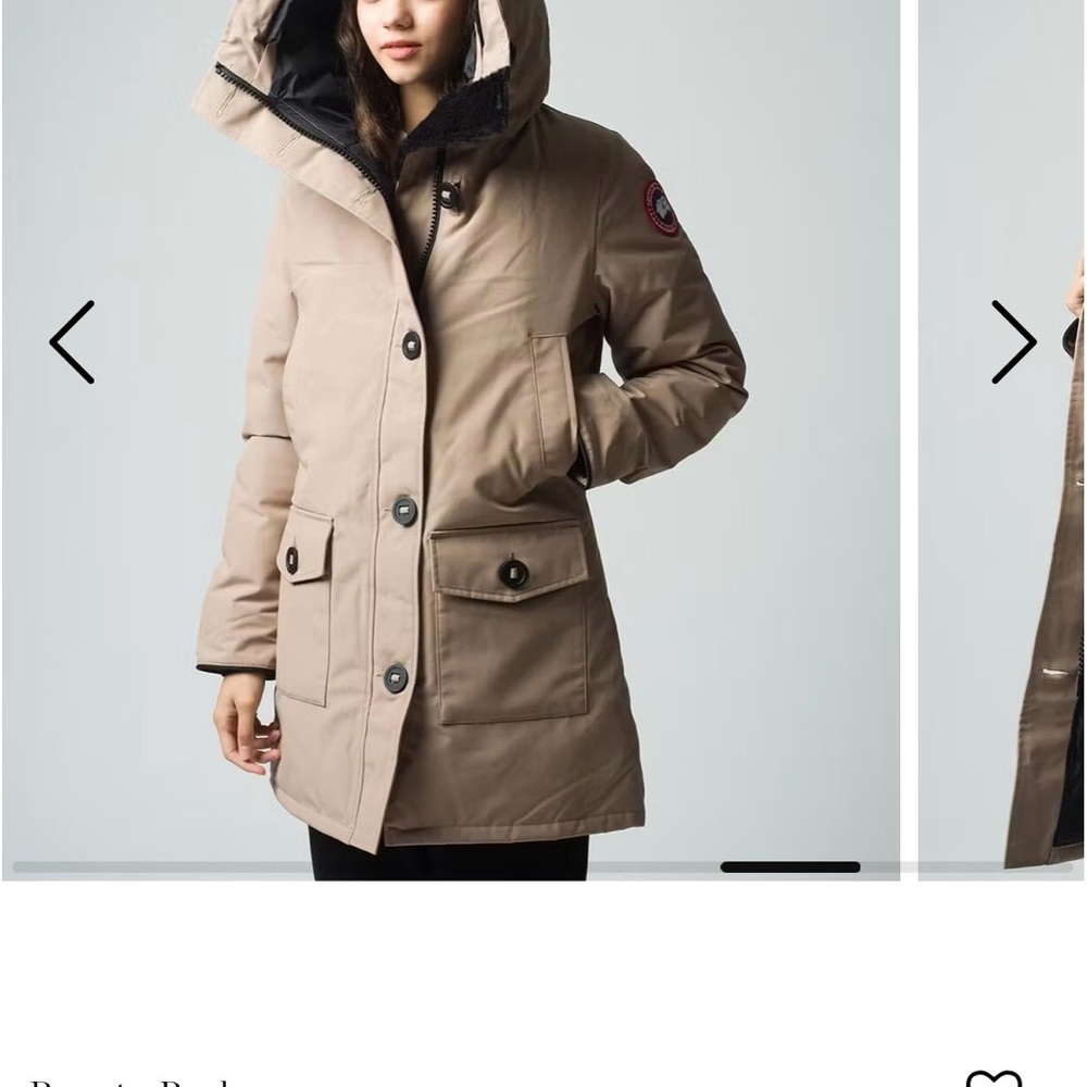 Canada Goose Women's Parka Jacket in Beige